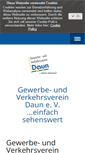 Mobile Screenshot of gvvdaun.de